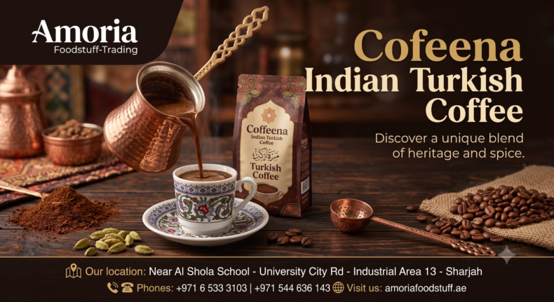 Coffeena Indian Turkish Coffee: The Ultimate Experience at Amoria Foodstuff