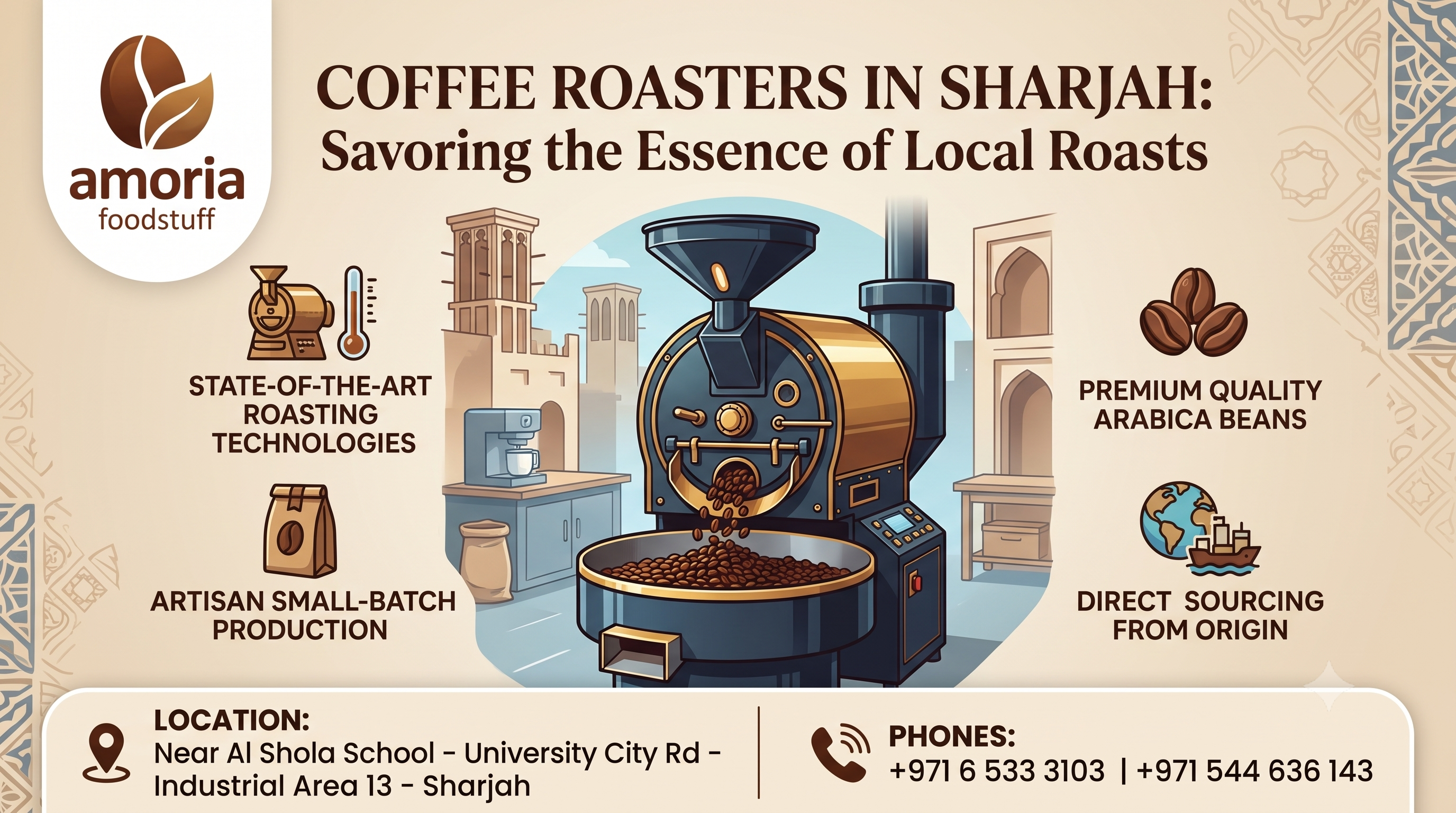 Coffee roasters Sharjah