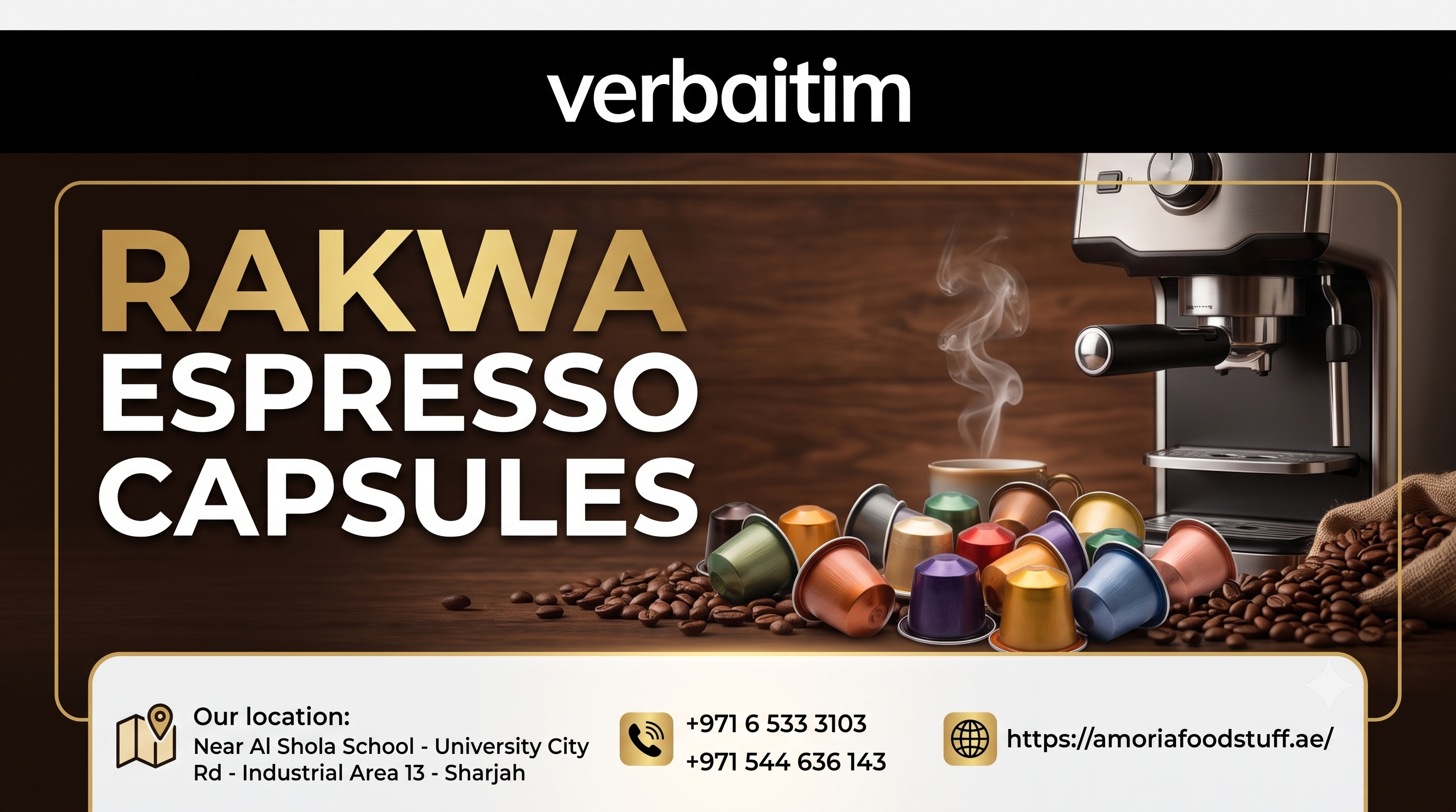 RAKWA ESPRESSO CAPSULES: The Ultimate Coffee Experience at Amoria Foodstuff