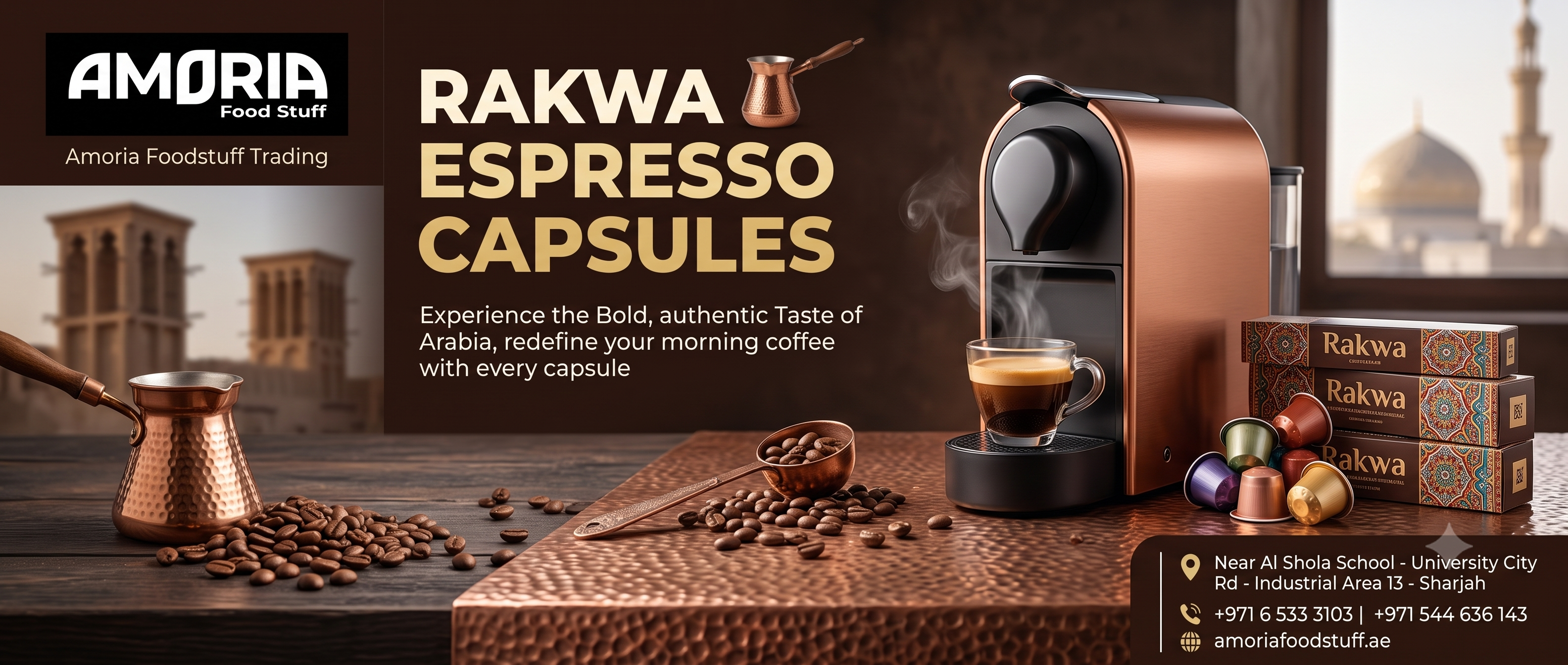 RAKWA ESPRESSO CAPSULES: The Ultimate Coffee Experience at Amoria Foodstuff